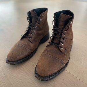 Thursday ‘Heritage Captain’ Brown Leather Men's Boots 10.5